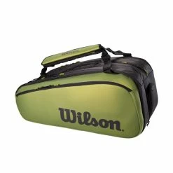 Wilson Blade V8 Super Tour 15 Pack Racquet Bag (Green/Black)