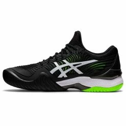 Alternative view of Asics Court FF 2 Men's Tennis Shoe (Black/Green)