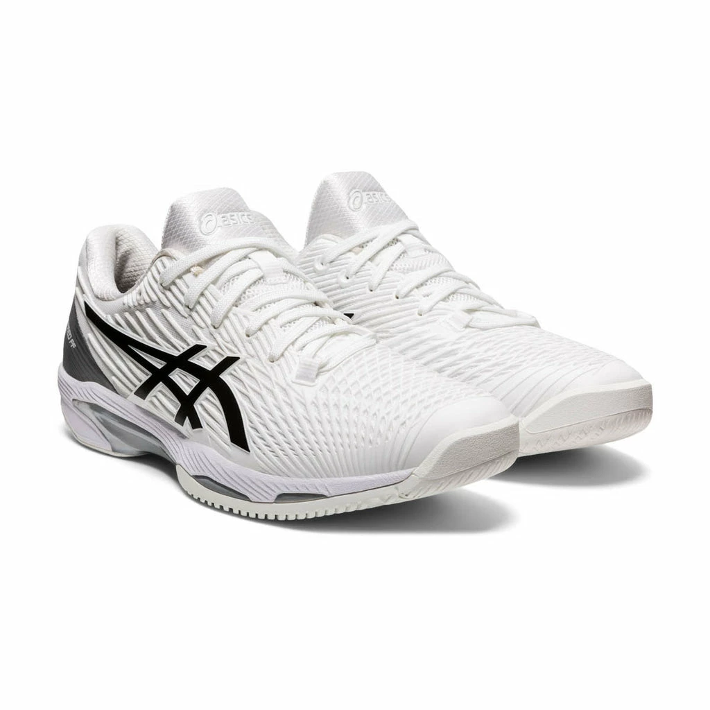 Asics Solution Speed FF 2 Men's Tennis Shoe (White/Black) 6 Asics Solution Speed FF 2 Men's Tennis Shoe (White/Black) - Image 4