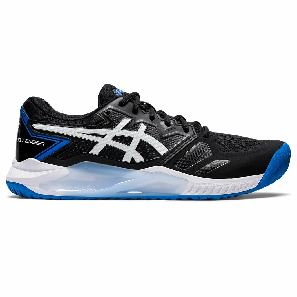 Asics Gel Challenger 13 Men's Tennis Shoe (Black/Electric Blue)