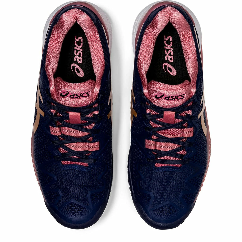 Asics Gel Resolution 8 Women's Tennis Shoe (Peacoat/Rose Gold) - Image 4