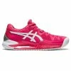 Asics Gel Resolution 8 Women's Tennis Shoe (Pink/Cameo White)