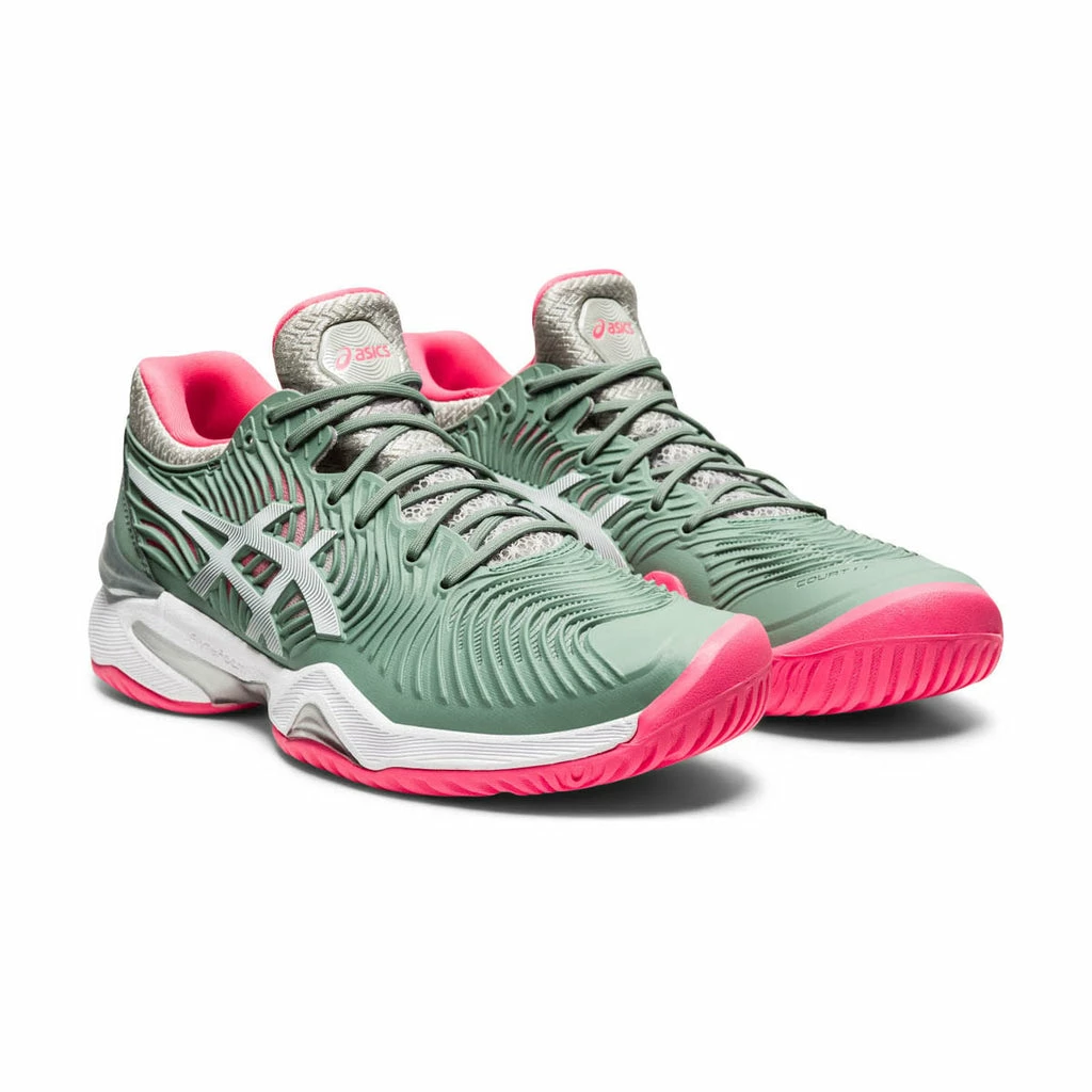Asics Court FF 2 Women's Tennis Shoe (Slate Grey/White) 6 Asics Court FF 2 Women's Tennis Shoe (Slate Grey/White) - Image 4