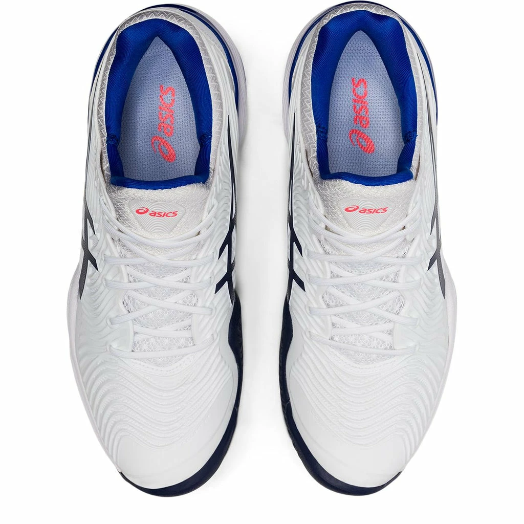 Asics Court FF 2 Women's Tennis Shoe (White/Blue) 6 Asics Court FF 2 Women's Tennis Shoe (White/Blue) - Image 4