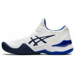 Alternative view of Asics Court FF 2 Women's Tennis Shoe (White/Blue)