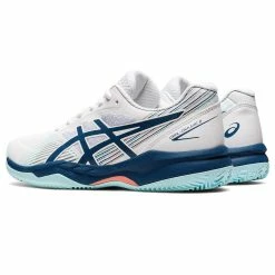 Asics Gel Game 8 Women's Tennis Shoe (White/Light Indigo) -Adidas Shop 1042A152 105 SB FL GLB 1024x1024