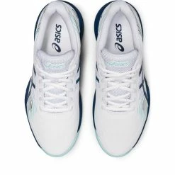 Asics Gel Game 8 Women's Tennis Shoe (White/Light Indigo) -Adidas Shop 1042A152 105 SB TP GLB 1024x1024