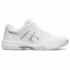 Asics Gel Dedicate 7 Women's Tennis Shoe (White/Pure Silver)