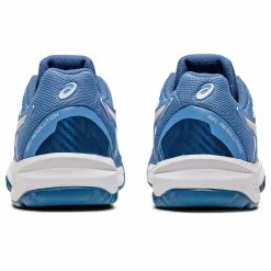 Alternative view of Asics Gel Resolution 8 GS Junior Tennis Shoe (Blue Harmony/White)
