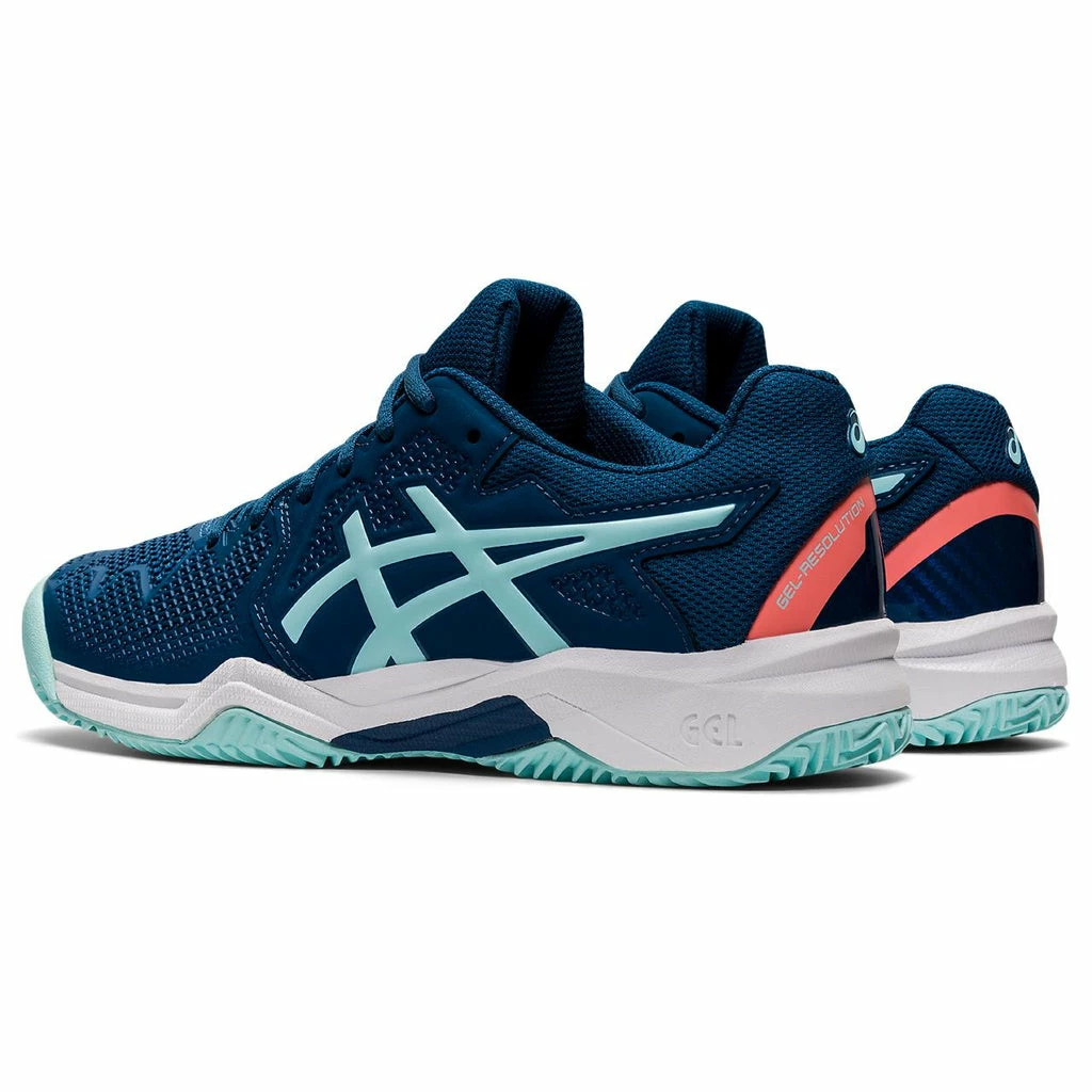 Asics Gel Resolution 8 GS Junior Tennis Shoe (Light Indigo/Blue) 8 Asics Gel Resolution 8 GS Junior Tennis Shoe (Light Indigo/Blue) - Image 6