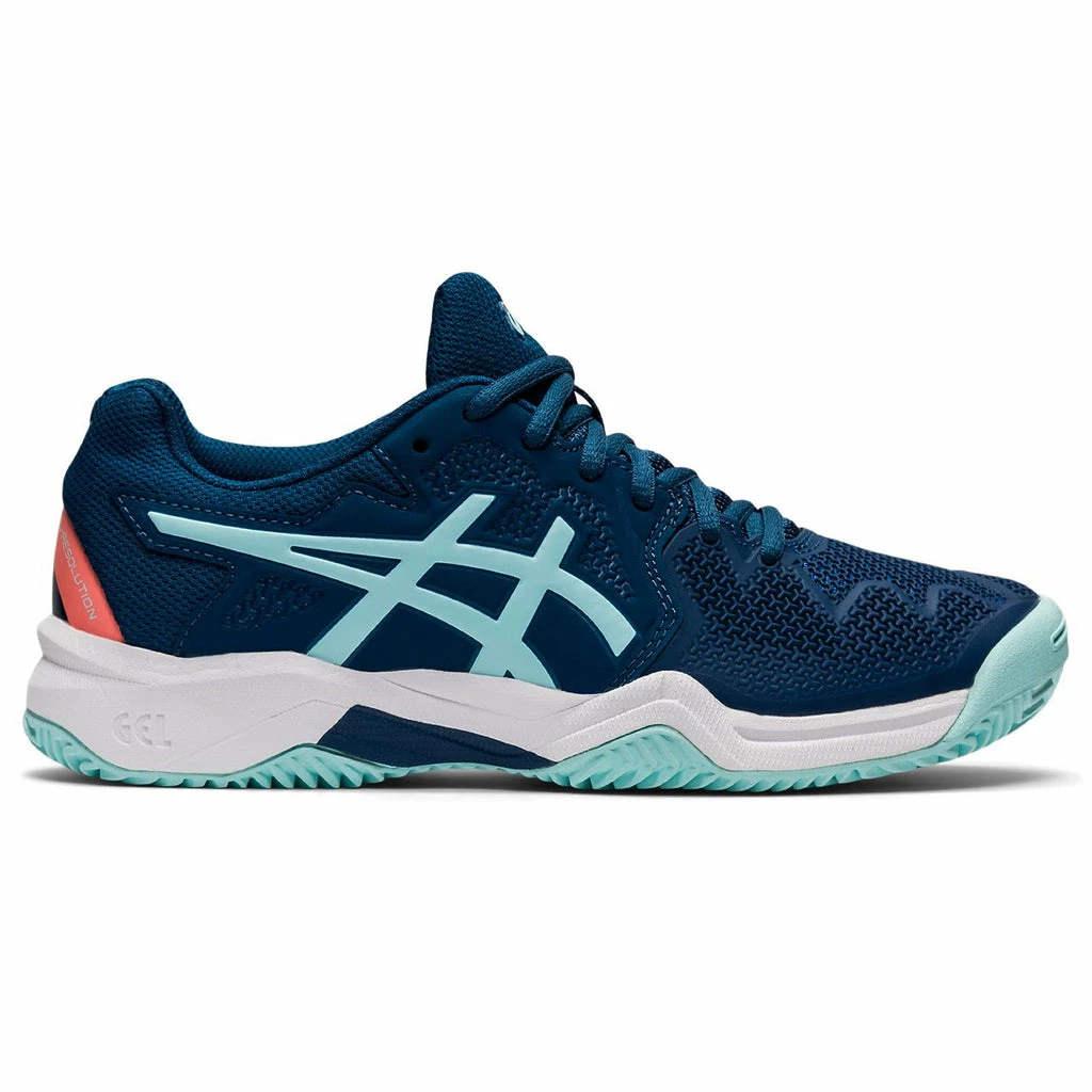 Asics Gel Resolution 8 GS Junior Tennis Shoe (Light Indigo/Blue) 3 Asics Gel Resolution 8 GS Junior Tennis Shoe (Light Indigo/Blue)