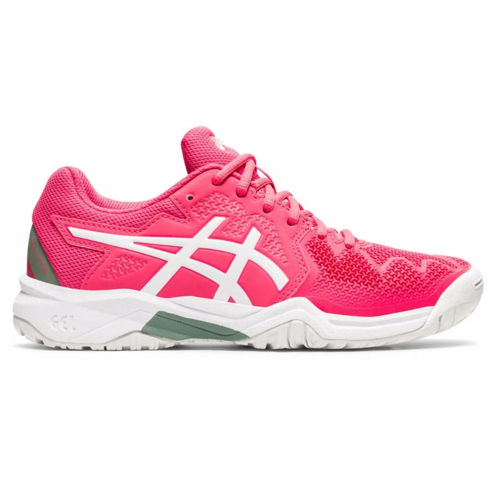 Asics Gel Resolution 8 GS Junior Tennis Shoe (Pink Cameo/White) 3 Asics Gel Resolution 8 GS Junior Tennis Shoe (Pink Cameo/White)