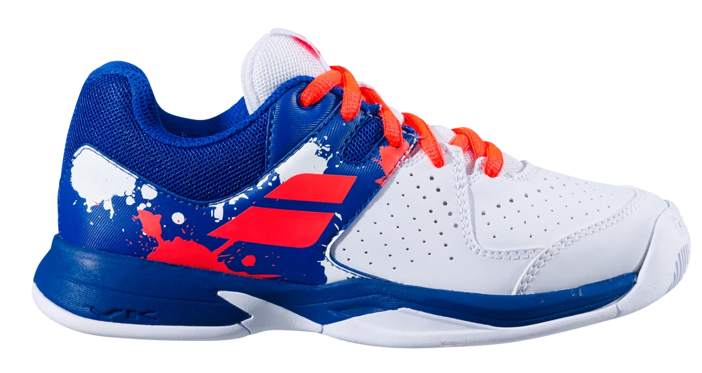 Babolat Pulsion AC Junior Tennis Shoe (White/Blue) 3 Babolat Pulsion AC Junior Tennis Shoe (White/Blue)
