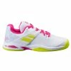 Babolat Propulse AC Junior Tennis Shoe (White/Pink) 2 Babolat Propulse AC Junior Tennis Shoe (White/Pink) -Adidas Shop 32 33S21478 PROPULSEACJR 1058 White RedRose ext 1024x1024