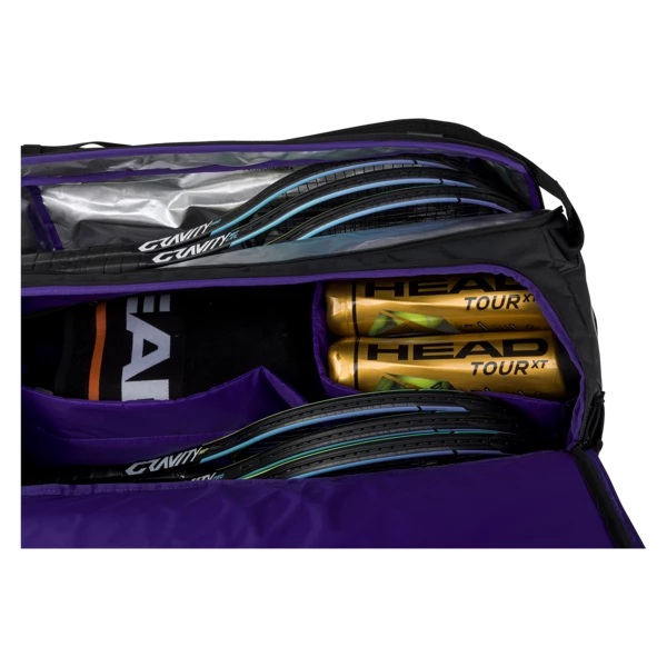 Head R-PET Gravity Duffel 12 Pack Racquet Bag (Black) 6 Head R-PET Gravity Duffel 12 Pack Racquet Bag (Black) - Image 4