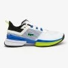 Lacoste AG-LT21 Ultra Textile Men's Tennis Shoes (White/Blue)