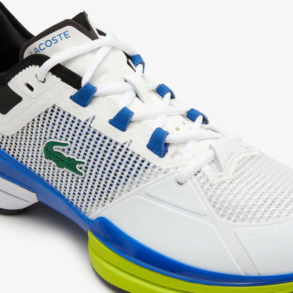 Lacoste AG-LT21 Ultra Textile Men's Tennis Shoes (White/Blue) 7 Lacoste AG-LT21 Ultra Textile Men's Tennis Shoes (White/Blue) - Image 5