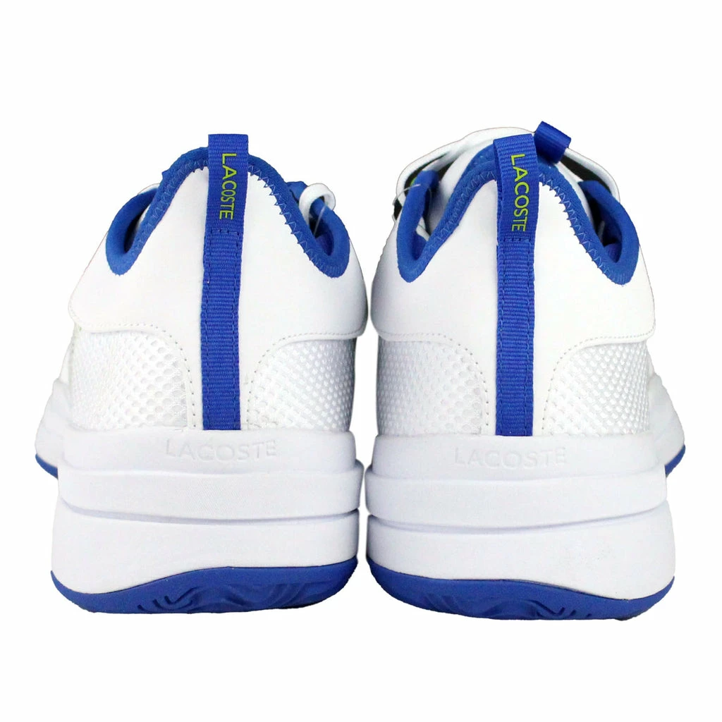 Lacoste AG-LT21 Textile Men's Tennis Shoes (White/Blue) 6 Lacoste AG-LT21 Textile Men's Tennis Shoes (White/Blue) - Image 4