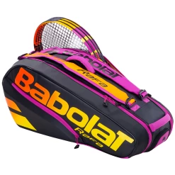 Babolat Pure Aero Rafa 6 Pack Racquet Bag (Black/Pink) 8 Babolat Pure Aero Rafa 6 Pack Racquet Bag (Black/Pink) -Adidas Shop 751216 RH 6 PA RAFA 363 3 3 3 right racquets 1024x1024