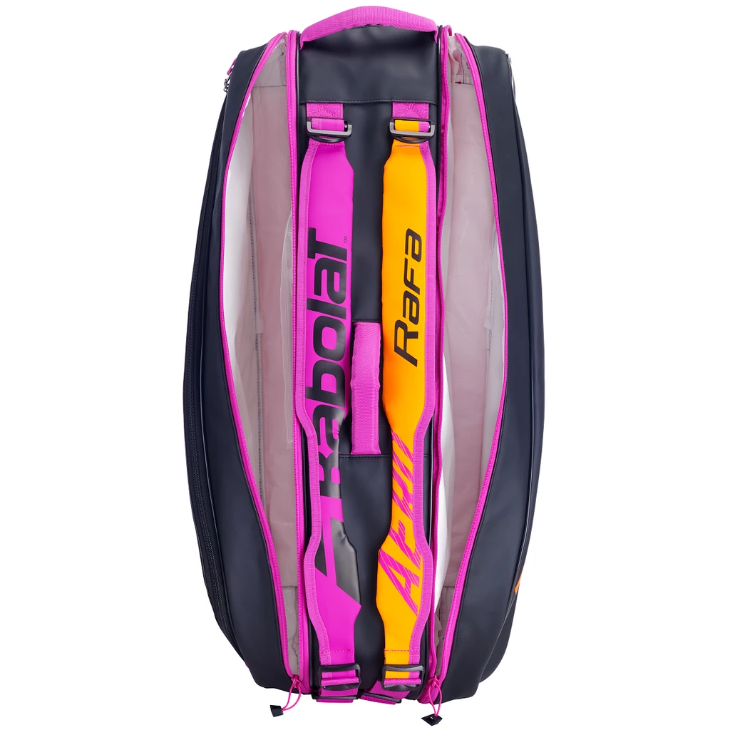 Babolat Pure Aero Rafa 6 Pack Racquet Bag (Black/Pink) 6 Babolat Pure Aero Rafa 6 Pack Racquet Bag (Black/Pink) - Image 4