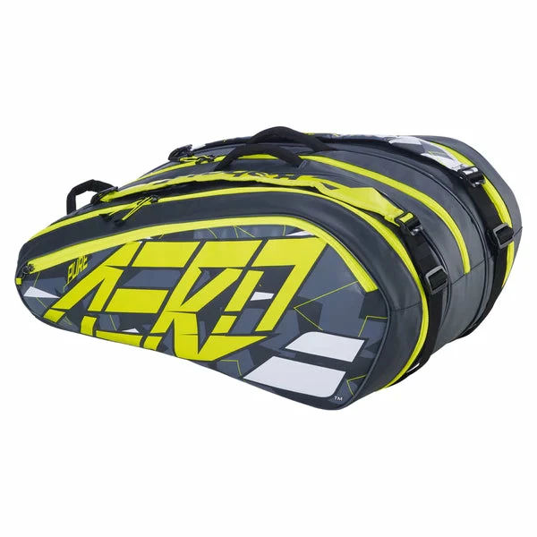 Babolat Pure Aero 12 Pack Racquet Bag 2023 (Black/Yellow) 4 Babolat Pure Aero 12 Pack Racquet Bag 2023 (Black/Yellow) - Image 2