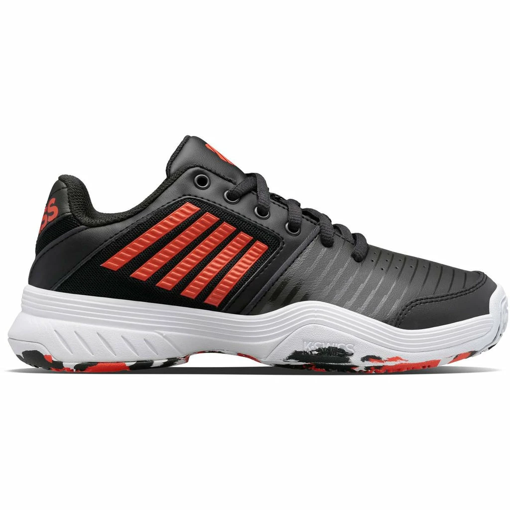 K-Swiss Court Express OMNI Junior Tennis Shoe (Black/White/Orange) 3 K-Swiss Court Express OMNI Junior Tennis Shoe (Black/White/Orange)
