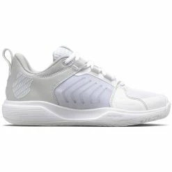 K-Swiss Ultrashot Team Women's Tennis Shoe (White/Lunar Rock/Silver)
