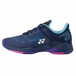 Yonex Power Cushion Sonicage 2 Women's Tennis Shoe (Navy/Blue Purple) -Adidas Shop AC SL1365 3 1024x1024