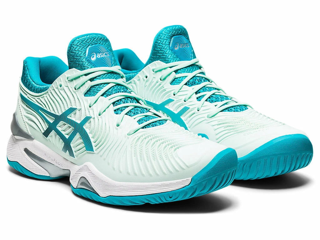 Asics Court FF 2 Women's Tennis Shoe (Mint/White) - Image 2