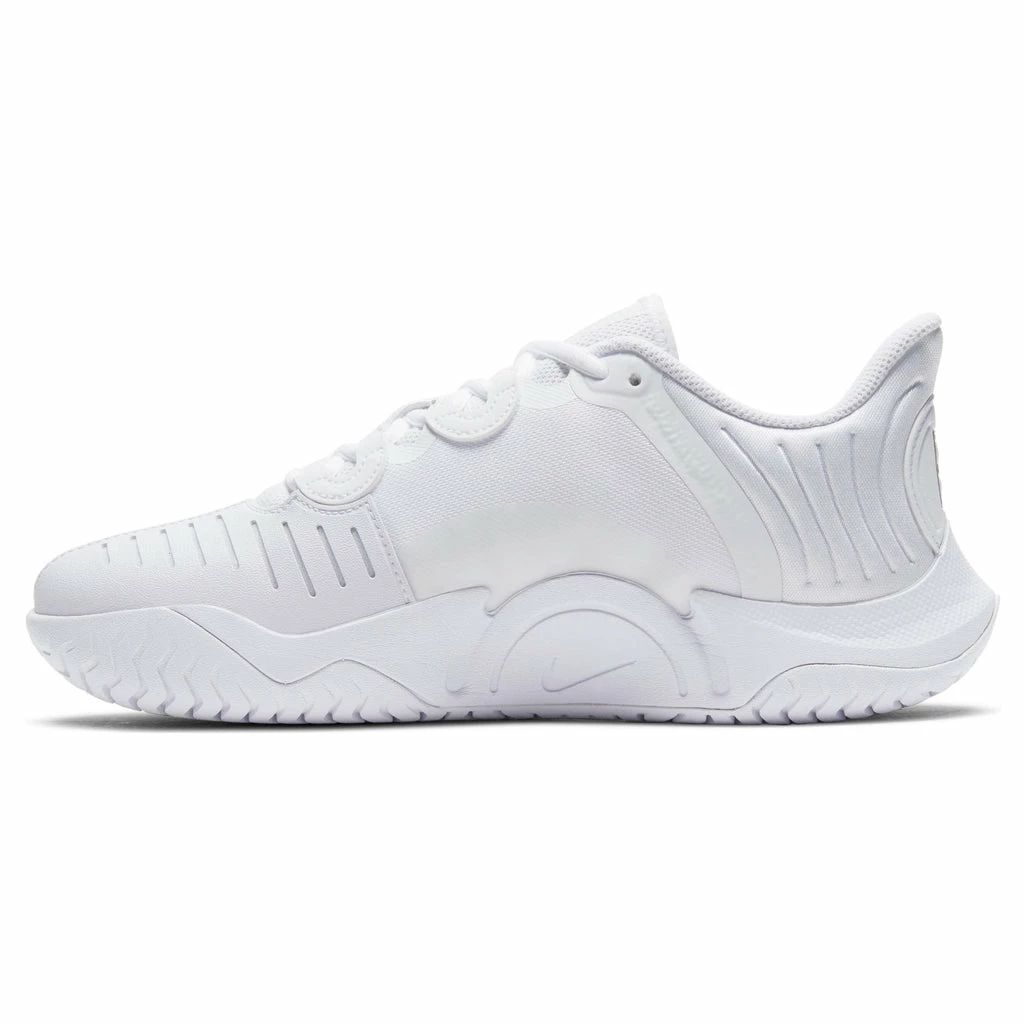 Nike Air Zoom GP Turbo Women's Tennis Shoe (White/Silver) 4 Nike Air Zoom GP Turbo Women's Tennis Shoe (White/Silver) - Image 2