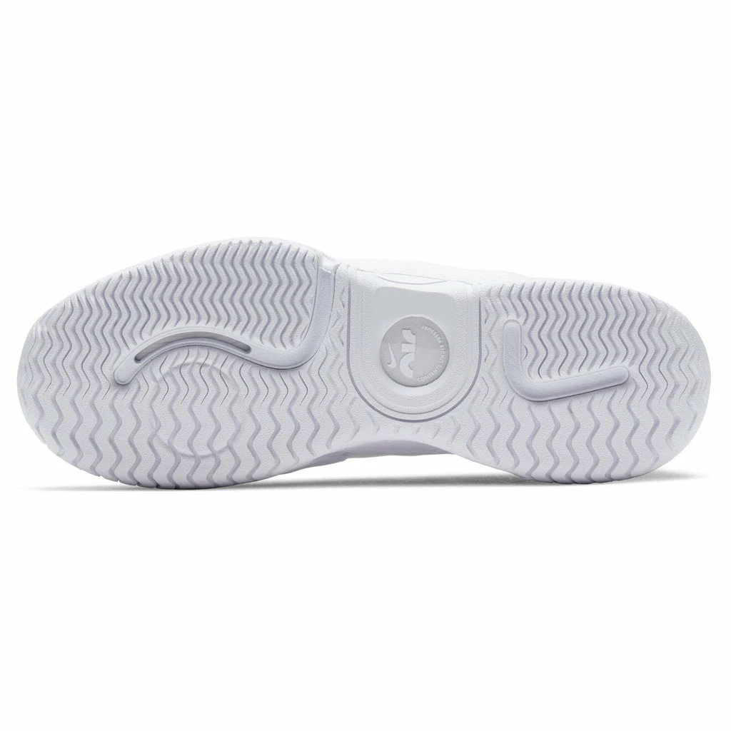 Nike Air Zoom GP Turbo Women's Tennis Shoe (White/Silver) 5 Nike Air Zoom GP Turbo Women's Tennis Shoe (White/Silver) - Image 3