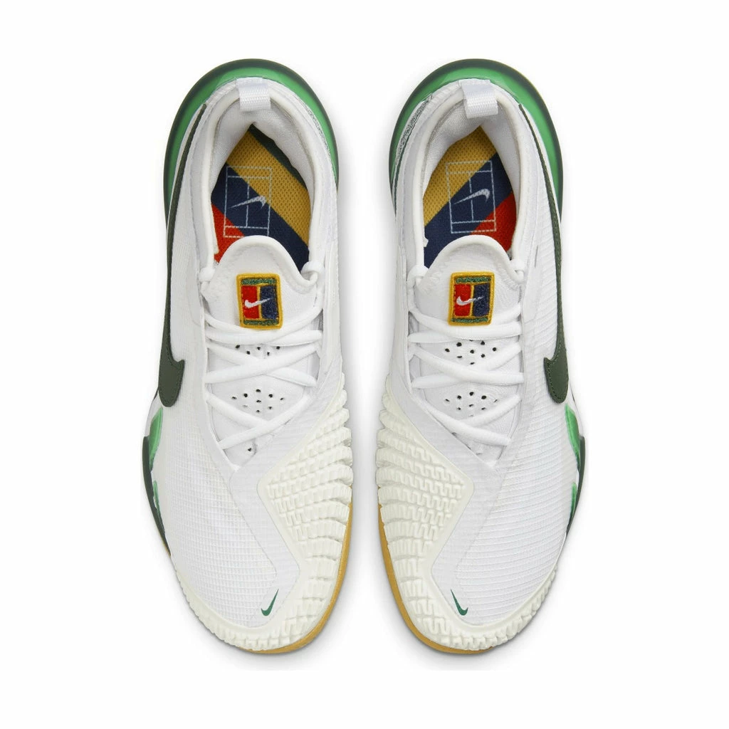 Nike React Vapor NXT Women's Tennis Shoe (White/Gold/Green) 8 Nike React Vapor NXT Women's Tennis Shoe (White/Gold/Green) - Image 6
