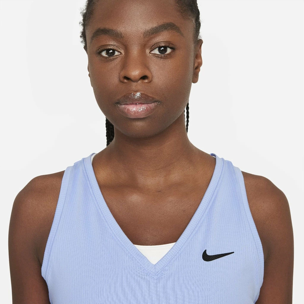 Nike Women's Dri-FIT Victory Tank (Aluminum/Black) 5 Nike Women's Dri-FIT Victory Tank (Aluminum/Black) - Image 3