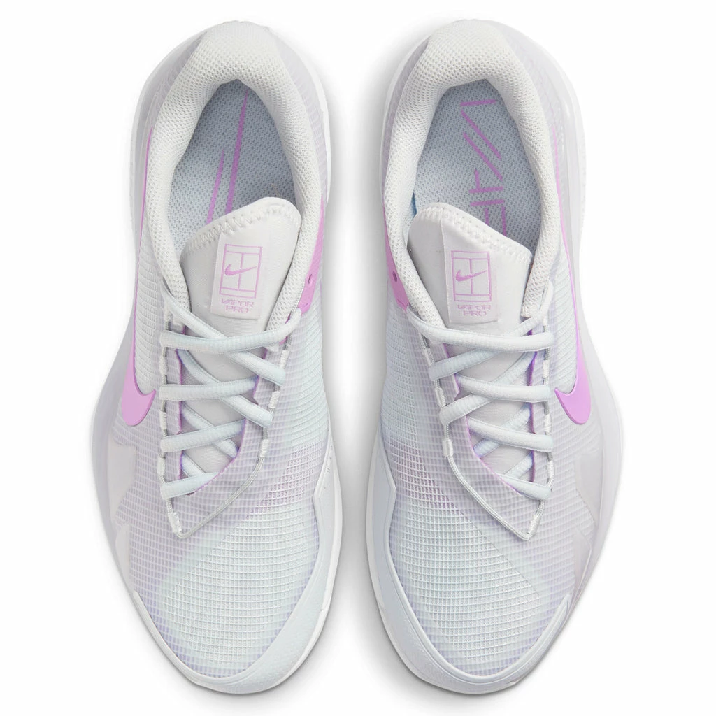 Nike Air Zoom Vapor Pro Women's Tennis Shoe (Light Grey/Fuchsia/White) 5 Nike Air Zoom Vapor Pro Women's Tennis Shoe (Light Grey/Fuchsia/White) - Image 3