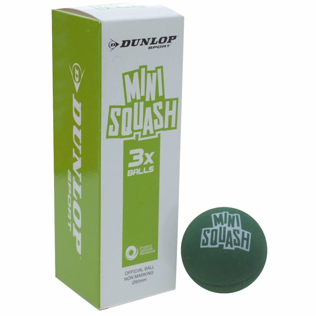 Dunlop Compete Junior Squash Balls 3 Pack 3 Dunlop Compete Junior Squash Balls 3 Pack