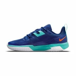 Alternative view of Nike Vapor Lite Men's Tennis Shoe (Blue/Turquoise/Orange/White)