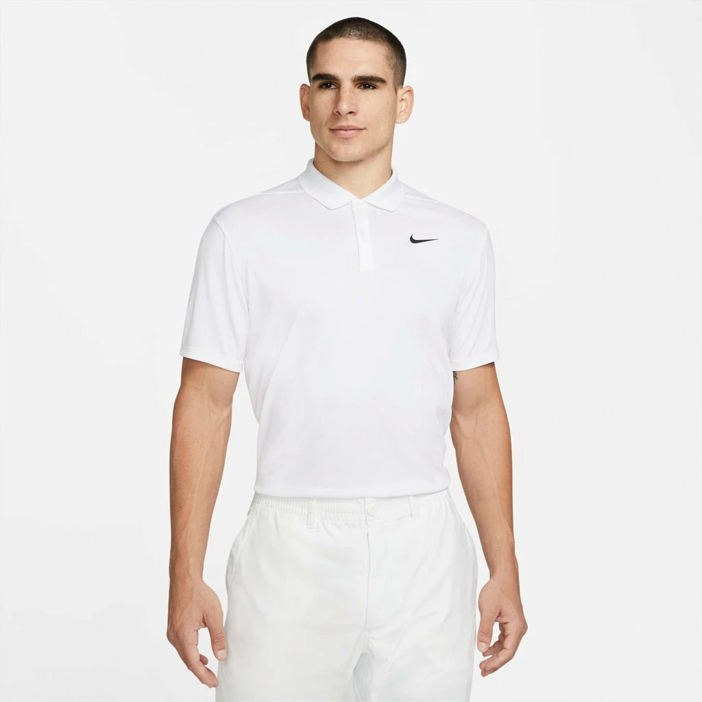 Nike Men's Dri-FIT Polo (White) 3 Nike Men's Dri-FIT Polo (White)