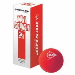 Dunlop Fun Junior Squash Balls 3 Pack