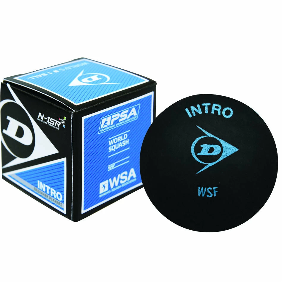 Dunlop Intro Blue Dot Squash Ball 3 Dunlop Intro Blue Dot Squash Ball
