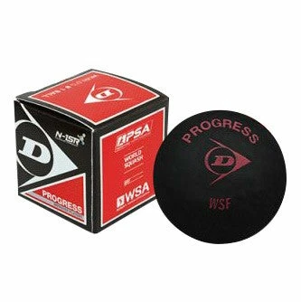 Dunlop Progress Red Dot Squash Ball 3 Dunlop Progress Red Dot Squash Ball