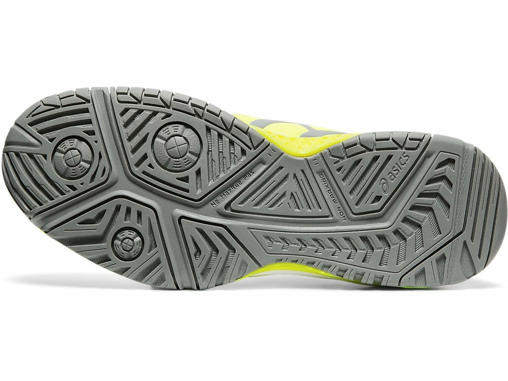 Asics Gel Resolution 7 Women's Tennis Shoe (Safety Yellow/Stone Green) 4 Asics Gel Resolution 7 Women's Tennis Shoe (Safety Yellow/Stone Green) - Image 2