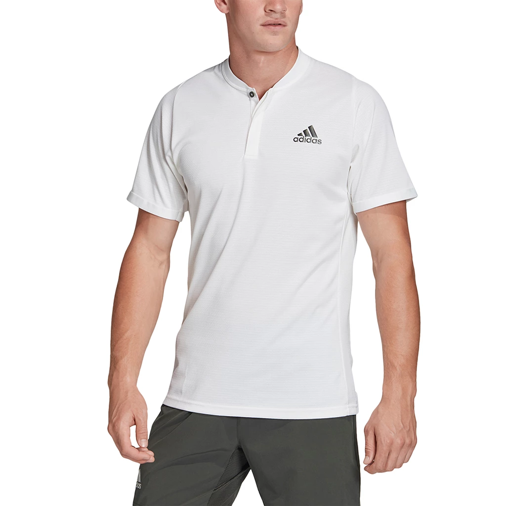 Adidas Men's Freelift HEAT.RDY Polo (White) 8 Adidas Men's Freelift HEAT.RDY Polo (White) - Image 6