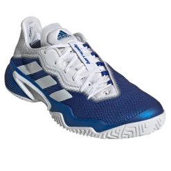 Adidas Barricade Men's Tennis Shoe (Royal Blue/Cloud White/Silver Metallic) 13 Adidas Barricade Men's Tennis Shoe (Royal Blue/Cloud White/Silver Metallic) -Adidas Shop FZ3936 FTW photo front lateral top white 1024x1024