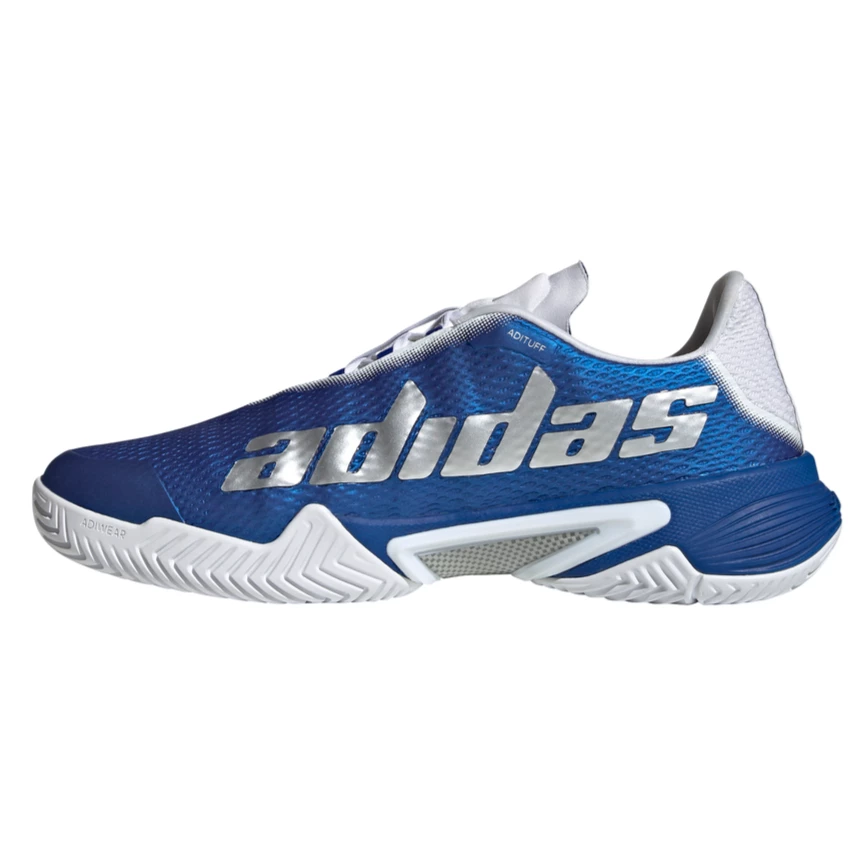 Adidas Barricade Men's Tennis Shoe (Royal Blue/Cloud White/Silver Metallic) 4 Adidas Barricade Men's Tennis Shoe (Royal Blue/Cloud White/Silver Metallic) - Image 2