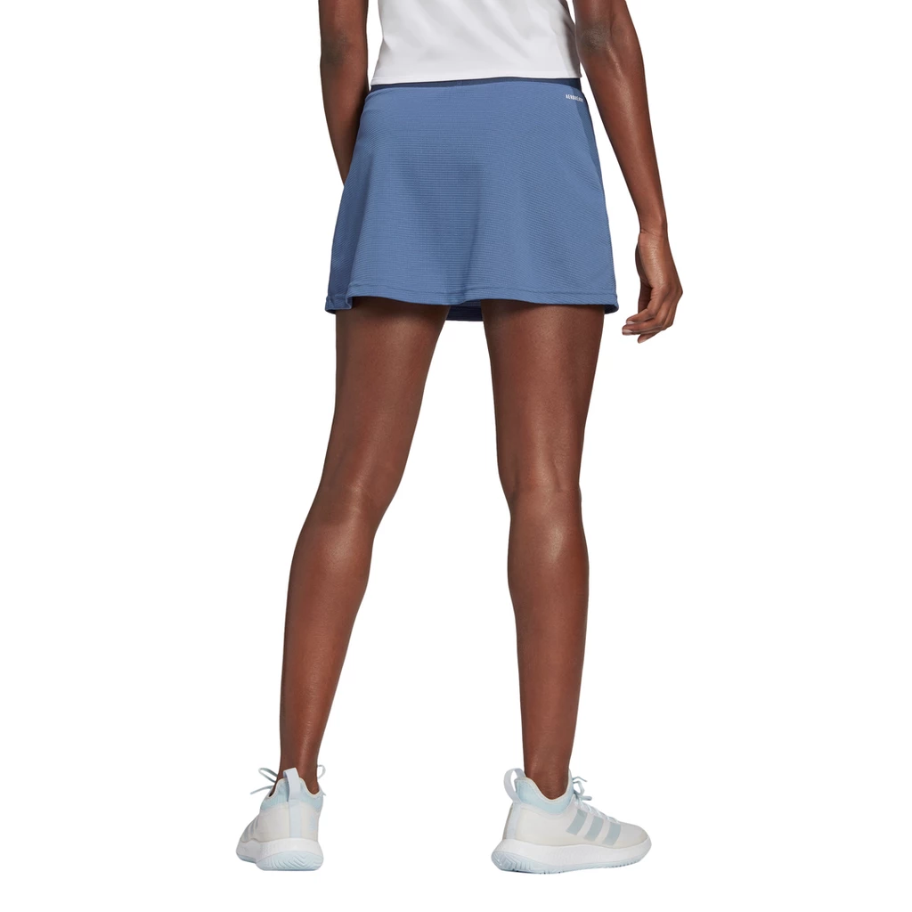 Adidas Women's Club Skirt (Crew Blue/White) - Image 3