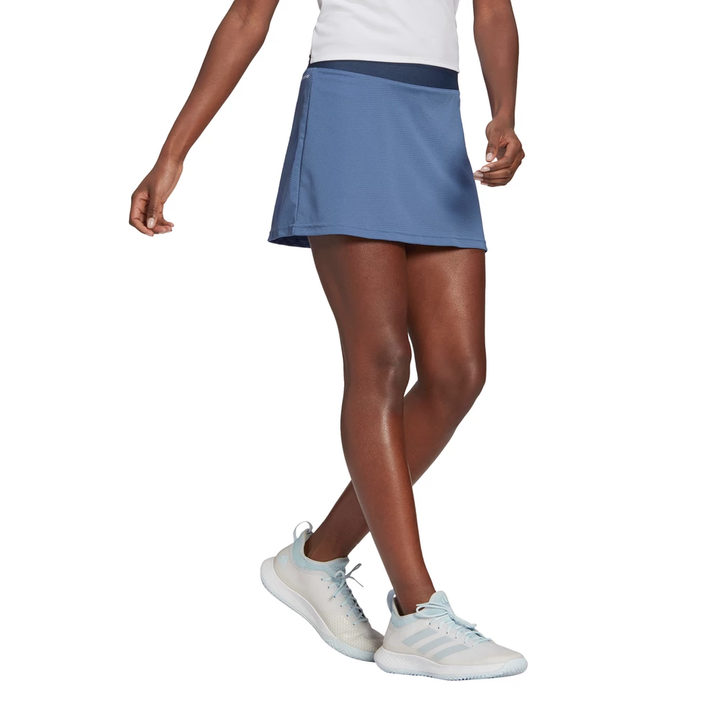 Adidas Women's Club Skirt (Crew Blue/White) - Image 2