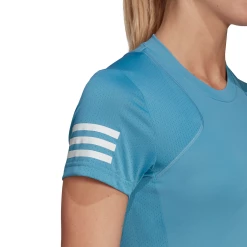 Adidas Women's Club Top (Hazy Blue/White) 11 Adidas Women's Club Top (Hazy Blue/White) -Adidas Shop GL5532 APP on model detail 1 white 1024x1024