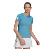 Adidas Women's Club Top (Hazy Blue/White) 2 Adidas Women's Club Top (Hazy Blue/White) -Adidas Shop GL5532 APP on model standard white 1024x1024