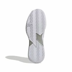 Adidas Adizero Ubersonic 4 Women's Tennis Shoe (White/Silver/Grey) 10 Adidas Adizero Ubersonic 4 Women's Tennis Shoe (White/Silver/Grey) -Adidas Shop GW2513 4 FOOTWEAR Photography BottomView white 1024x1024