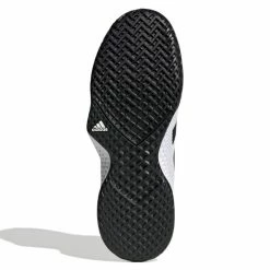 Adidas CourtFlash Men's Tennis Shoe (White/Black) 13 Adidas CourtFlash Men's Tennis Shoe (White/Black) -Adidas Shop GW2518 4 FOOTWEAR Photography BottomView white 1024x1024